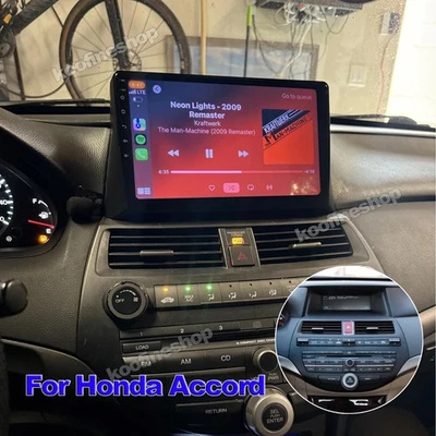 10'' For Honda Accord 2008-2013 Android 13 Apple Carplay Car GPS Stereo Radio BT - Image 1 of 4