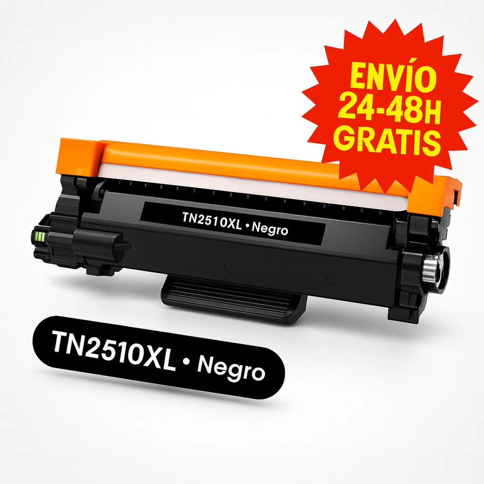 Tóner Brother TN2510 XL compatible para Brother MFC-L2860DW L2827DW L2835DW - Imagen 1 de 3