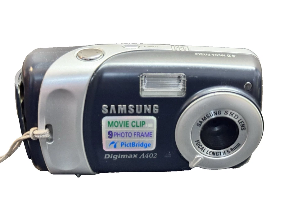 Samsung Digimax A402 4.0MP Digital Camera Parts Repair Broken Door - Image 1 of 4