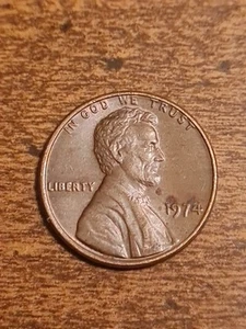 RARE!! 1974 lincoln penny no mint mark - Picture 1 of 2