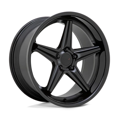 20x10 TSW Launch Matte Black W/ Gloss Black Lip Wheel 5x4.5 (40mm) - Image 1 of 4