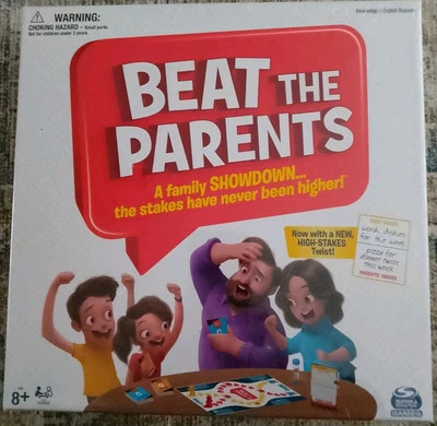 Beat the Parents - A Family Showdown. Spin Master Board Game New & Sealed - Image 1 of 4