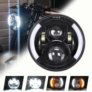 SKTYANTS 7 Pollici Faro Led DRL (sinistra/destra) Luci di direzione per moto... - Foto 1 di 6