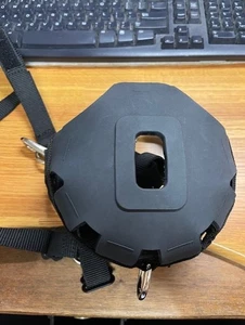 Barn & Stable Black Pony Grazing Muzzle, 7 Inch Diameter, Nylon Strapping - Picture 1 of 1