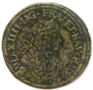 jeton Louis XIII corneli lavffers rech pfennig n°7345 - Foto 1 di 2