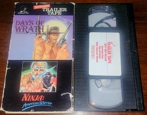 VHS RARE: Imperial Entertainment Trailer Tape Sept. 1987 Ninja: American Warrior - Picture 1 of 5