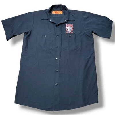 MAG-12 Swimbaits Shirt Size Medium MD By Red Kap Button Down Shirt Graphic Print - Image 1 of 4