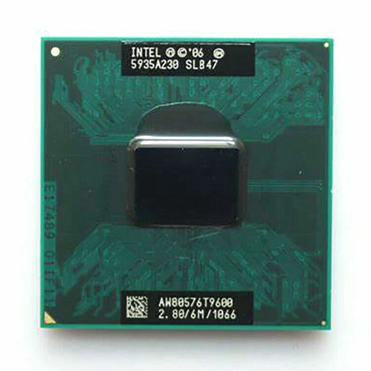 Intel Core 2 Duo T9600 CPU Dual-Core 2.8 GHz 6M 1066MHz SLG9F/SLB47 Processor - Image 1 of 2