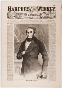 1868 DEC 5 HARPER'S WEEKLY National Christian Convention NYC M650 - Picture 1 of 5