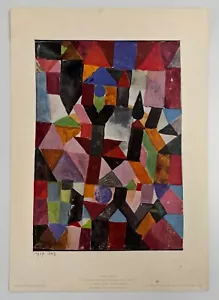 PAUL KLEE LITHOGRAPH PRINT INVENTION WITH THE DOVECOTE 1917 - Picture 1 of 9
