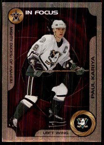 2000-01 Pacific Vanguard In Focus Paul Kariya #1