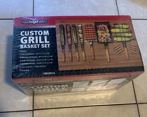 New Sealed in box Snap On custom Grill basket Set - Picture 1 of 5