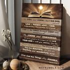 Jesus Poster - Cross And Bible - Be Still & Know That I Am God