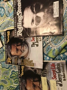 Set Of 3 Rolling Stone Magazine Issue #717 and #740 1995 1996 Jerry Garcia Cover - Picture 1 of 5