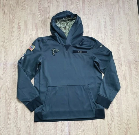 Atlanta Falcons Nike Salute To Service Hoodie ~ Boys Large / XL ~ Gray NFL Cover
