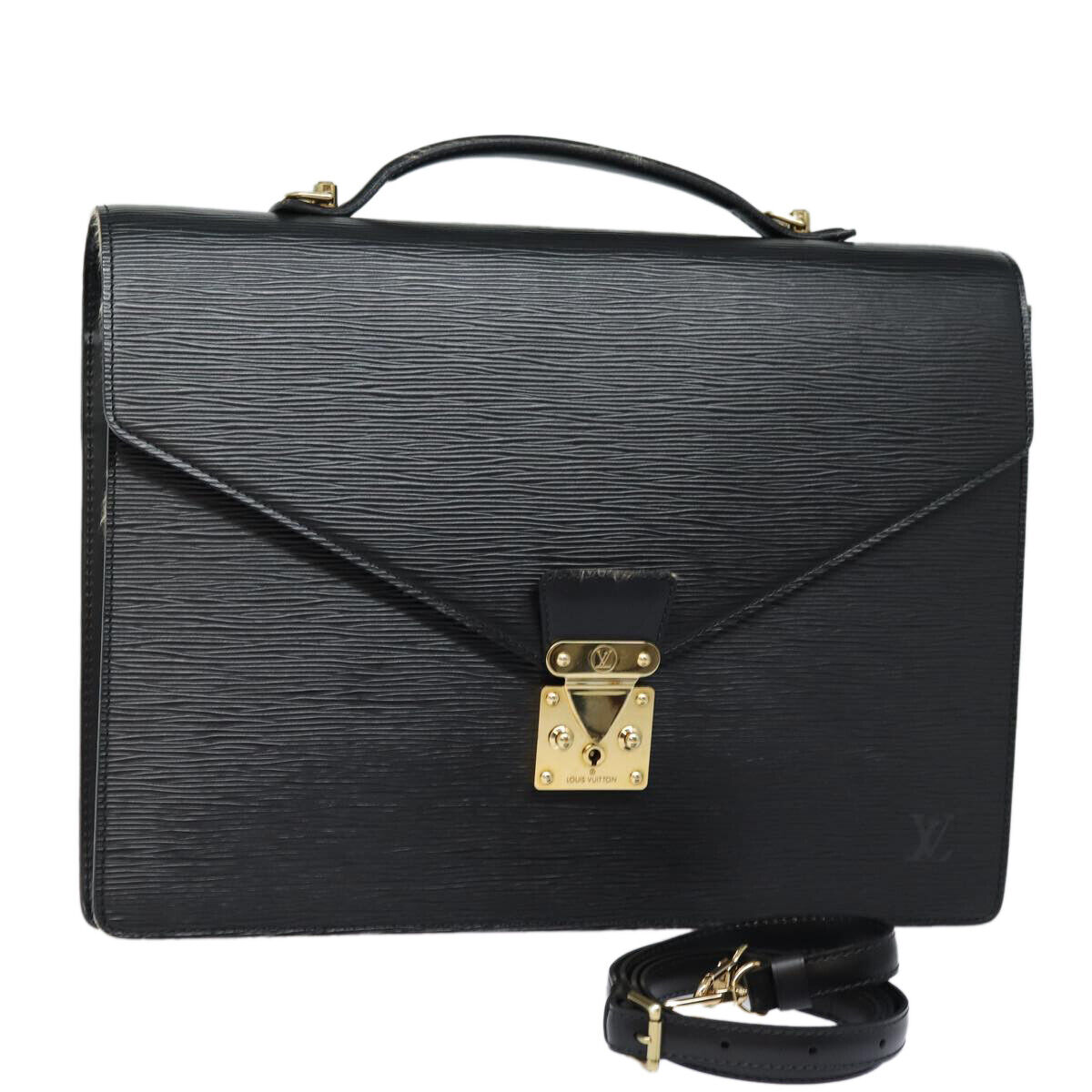 Louis Vuitton Black Briefcase/Document Case Bags & Handbags Louis Vuitton Black Briefcase/Document Case Bags & Handbags