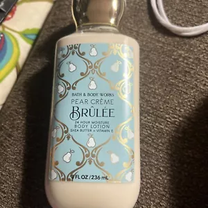 BATH & BODY WORKS PEAR CREME BRULEE BODY LOTION 8 FL OZ - Picture 1 of 2