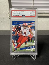 Zack Moss PSA 10 Rookie Card #300 Panini 2020 Buffalo Bills RC Gem Mint