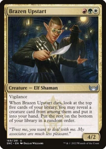 Brazen Upstart (169) Streets of New Capenna SNC MTG Magic - Picture 1 of 1