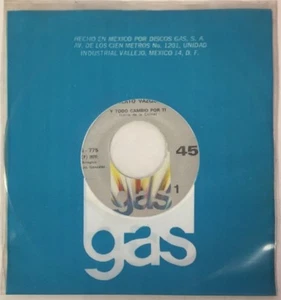 ALBERTO VAZQUEZ -Y TODO CAMBIO POR TI- 1979 MEXICAN 7” SINGLE CS BLUE WAX - Picture 1 of 3