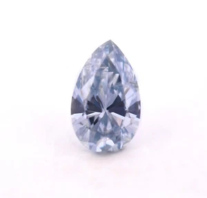 Extreamly Rare Type llb 0.33ct Natural Loose Fancy Light Blue Diamond GIA Pear - Picture 1 of 7