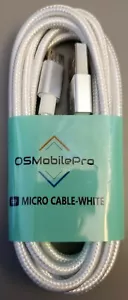 Micro USB Fast Charging Cable Cord Samsung Android HTC Kindle LG Motorola Sony - Picture 1 of 3
