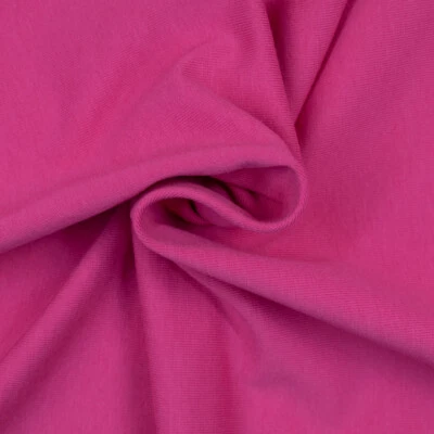 Jersey di cotone tinta unita magenta jersey, tinta unita (prezzo = 0,5 metri)
