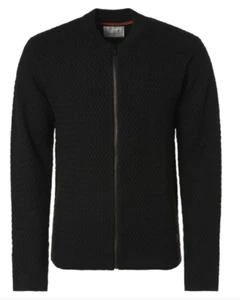 No Excess, Sweater Full Zip, Cable Knit, Black, Sonderpreis - Bild 1 von 2