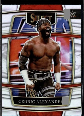 2022 SELECT WWE PREMIER SILVER PRIZM #25 Cedric Alexander - Image 1 of 2