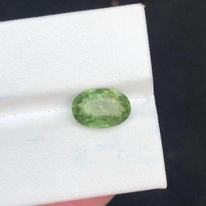 3.25ct Natural Yellowish Green Rutile Peridot Loose Faceted Gemstone - Picture 1 of 10