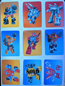 1985 Hasbro G1 Transformers Action Cards High Grade Fill Your Set