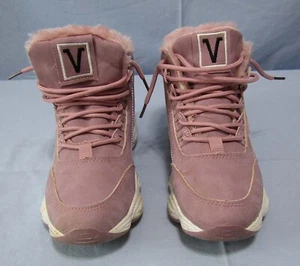 VAHS Pink Chunky Trainers, Fur Lined. Been worn a few times - Picture 1 of 11