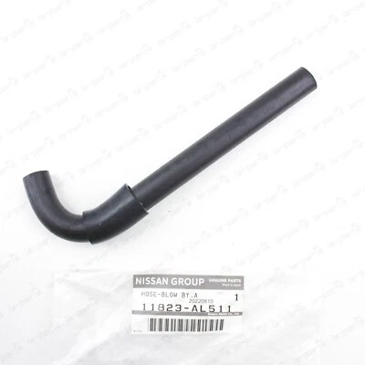 Genuine Nissan 350Z Infiniti G35 M35 FX35 Crankcase Breather Gas Hose 11823AL511 - Image 1 of 4