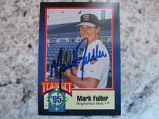 Mets Mark Fuller Signed Autographed 1995 Minor League Binghamton Mets Mint