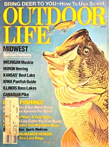 OUTDOOR LIFE Magazine June 1982 Muskie Herring Best lkae Panfish Pike Bass - Picture 1 of 4