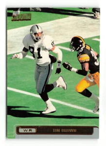 2001 Stadium Club #65 Tim Brown Oakland Raiders - Picture 1 of 2