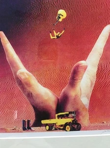 Impresión artística firmada por Pat Miller 2001 Cautious Cat Best Wishes To Richard surrealism - Imagen 1 de 12