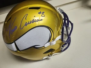 Kirk Cousins Minnesota Vikings Full Size Flash Helmet - Beckett Authentication - Picture 1 of 6