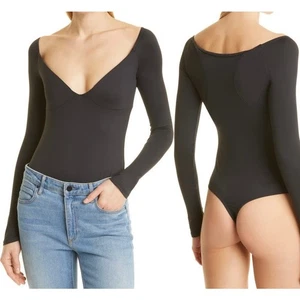 ALIX NYC JULES LANGARM-BODY MIT U-BOOT-AUSSCHNITT NEU MIT ETIKETT GRÖSSE LARGE - Bild 1 von 6