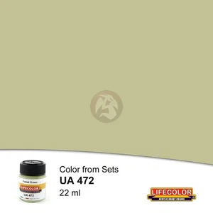 LifeColor Acrylic Paint Color from Sets German WWII Faded Green (22ml) UA472 - Picture 1 of 1