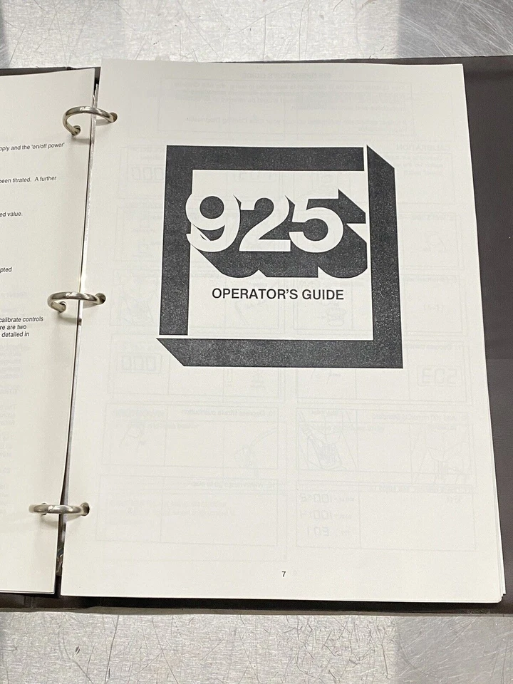 Corning 925 Chloride Analyzer - Users Guide / Instruction Book / Manual - Imagem 1 de 3