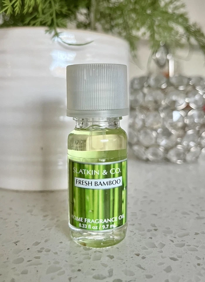 Aceite de fragancia para el hogar Bath & Body Works bambú fresco Slatkin & Co. 0,33 oz MUY RARO Foto 1 de 1