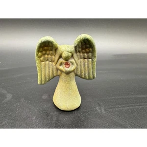 Figura de ángel de arcilla firmada por Jeremy Diller Sedona Southwest Studio Pottery - Imagen 1 de 6