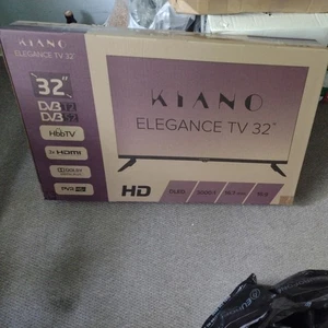 32 Inch Smart TV HD LED with Android 11 WiFi HDMI USB Miracast Netflix Kiano - Picture 1 of 1