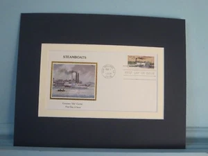Great Steamboats of History - The Washington & First Day Cover of its Own Stamp - Picture 1 of 1