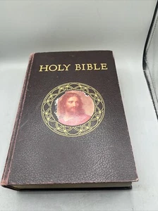 Holy Bible 1953 Vintage Catholic Action Family Edition Illustrated Hardcover - Picture 1 of 18