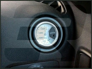 Ford Fiesta Mk6 7 Air Vent Gauge Holder Pod adapter ABS plastic Gloss Black ST - Picture 1 of 1