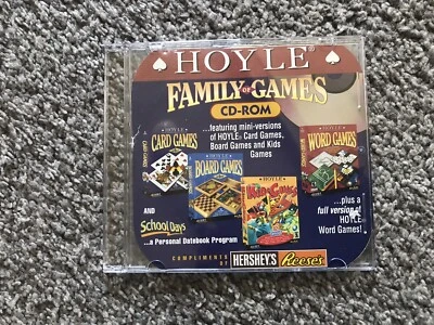 Hoyle Family of Games CD-ROM Compliments of Hershey's Reese's 2001 VG Condition - Image 1 of 4