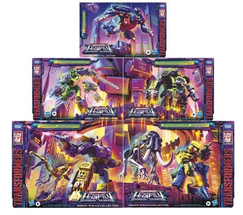 Transformers Generations Legacy Wreck 'N Rule 5 Box Set NEW 7 Figures**IN HAND** Cover