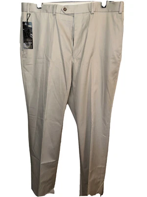 Pantalones Marks & Spencer Beige Claro Bolsillos Cortados Talla 36 X 31 Para Hombre Nuevos con Etiquetas Plisados Foto 1 de 4